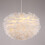 Nordic minimalist white feather hanging lamp - white 3
