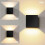 Indoor/Outdoor Wall Light LED Warm White Wall Light, Adjustable Beam Angle 3