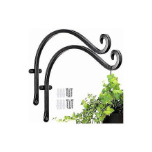 Case Pack Hanging Plant Rack Wall Hook Decorative Plant Hook for Hanging Bird Feeders, Wind Chimes, Outdoor Plant Baskets