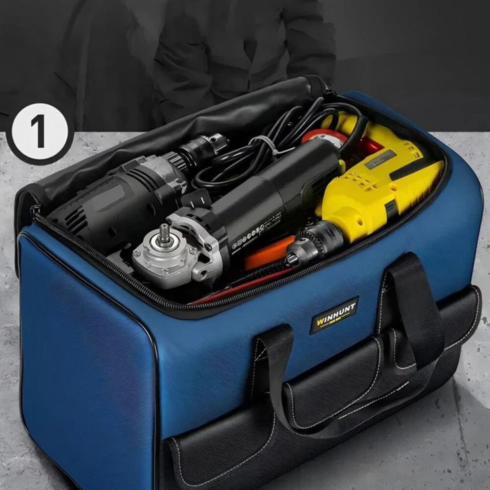 17/19In Portable Multifunctional Tool Bag Heavy Duty Storage Case With Strap Uk 37475871