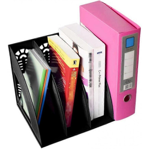 A4 File Holder Folding Bookshelf for Office Organization And Storage 1