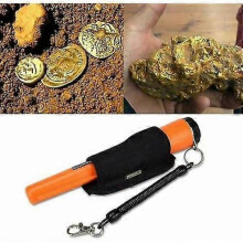 Handheld Metal Detector 360 Side Detection with LED Accurate Metal Detector Scanner, Yellow, 230 X 40 X 40 mm
