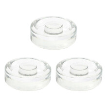 3Pcs Fermentation Glass Weights Wide Mouth Jars Pickle Bottles Sealing Lids Jars Fermenting Lids