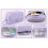 Primary and secondary school students' pencil case--382 purple-double-layer double window 3