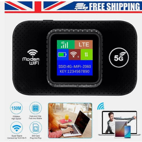 4g portable WIFI-M9S color screen -- black-Eurasian version 2