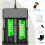 2 Slots 18650 Lithium -Batteriehalter Universal USB Smart Ladegerät 2
