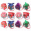 12pcs Adorable Apple Boxes Cube Paper Boxes Christmas Chocolate Boxes Gift Cases 3