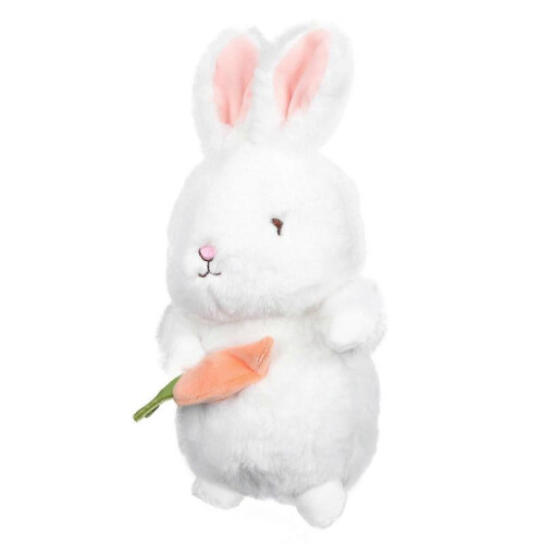 (27X13cm, White) Bunny Doll Plush Toy Easter Layout Decoration Rabbit Doll Ornament Easter Gift 2