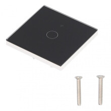 SingleGang Touch Switch for Tuya Zigbee Intelligent Remote Light Switch Plate with Backlight(White )