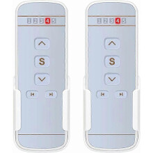 2 for Telis 4 RTS Pure - 433.42MHZ remote control by 5 Channel RTS Radio, to control 5 Motors or 5 Groups of RTS Radio Motors