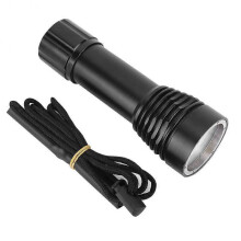 Outdoor Waterproof Diving LED Torch Flashlight Highlight Fill Light for Camping Climbing 80m Underwater Use