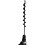 Black auger bit 50mm x 450mm for garden planters. 5
