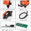F21-e1b DC12-72v industrial remote control switch crane crane controller elevator remote control one send one receive 4