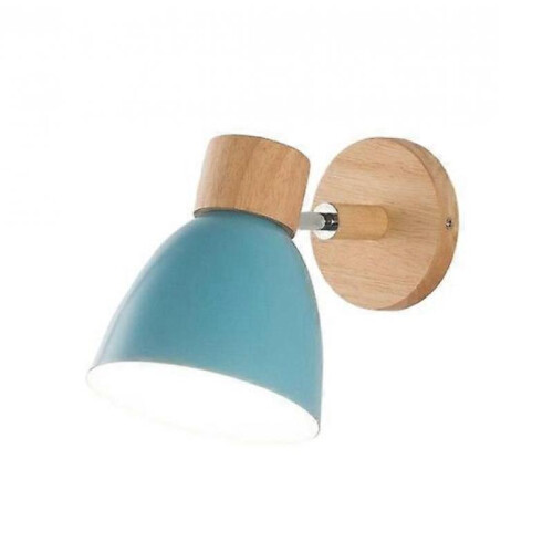 Nordic Metal Iron Macaron Room Bedside Wall Lamp