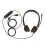 Office Headset Dual Ear ENC Active Noise Reduction Volume Adjustable Mute Control USB Plug Telephone Headset 1