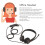 Office Headset Dual Ear ENC Active Noise Reduction Volume Adjustable Mute Control USB Plug Telephone Headset 5