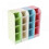 4 pcs oblique pen holder storage box green+blue+pink+off-white 1