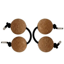 Shaker 2 Pairs Cork Kashaka Shaker Asalato Ball Instrument Percussion Instrument Classical African