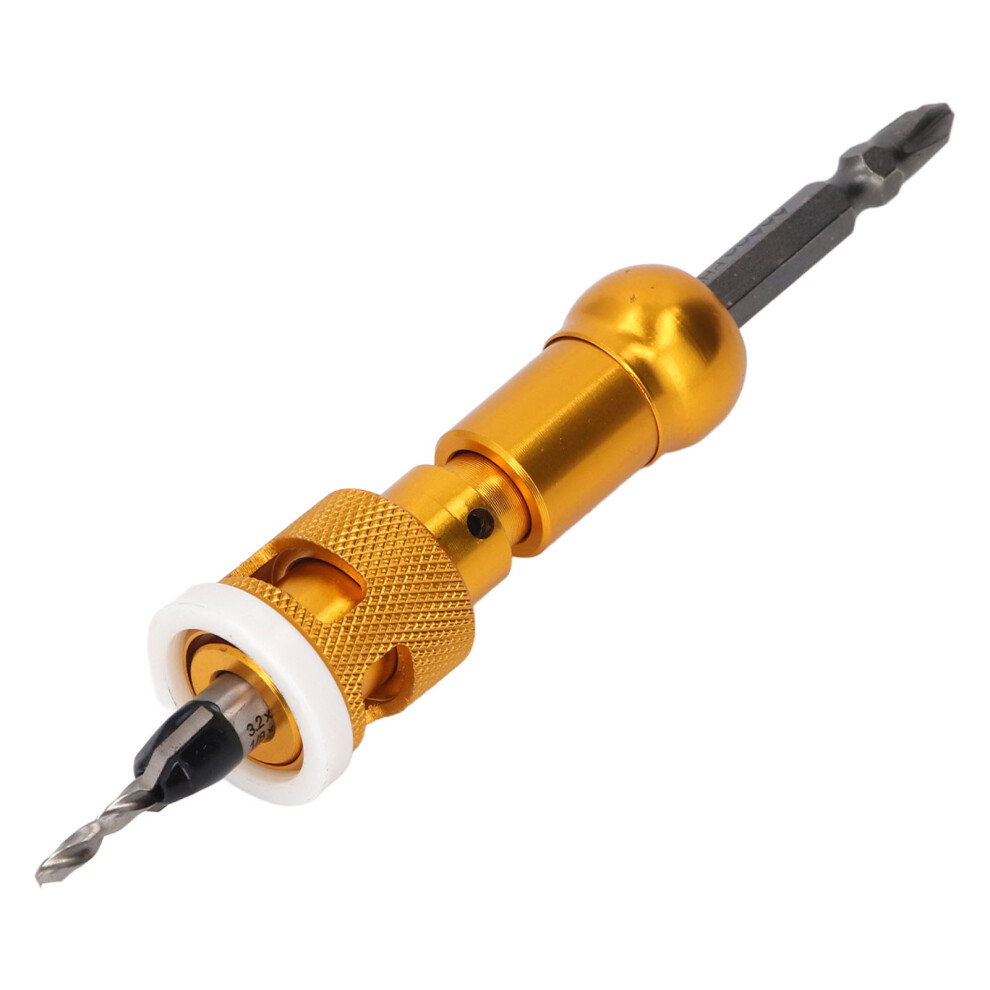 5 Pieces Countersink Drill Bits With Adjustable Depth Stop 82 Degree Screw Countersunk Drill Set For Woodworking 4181313220708