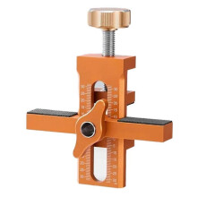 Cabinet Door Mounting Jig Quick Positioning Hole Opening Tool Adjustable Aluminum Alloy Cabinet Mou