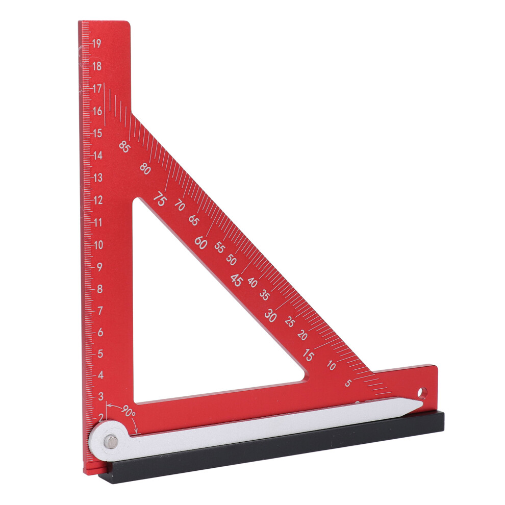Carpenter Square Aluminum Alloy 90 Degree Multifunctional Rafter Square For Woodworking Projects Construction Site 8361313221257