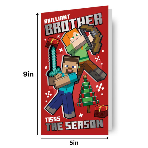 Minecraft Minecraft Brother Christmas Card 2