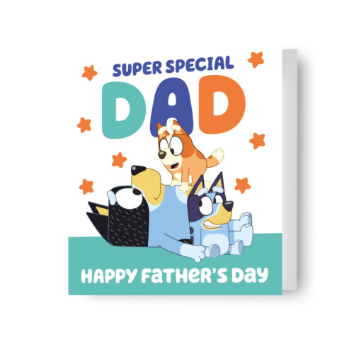 Bluey Bluey Dad Father's Day Card 1