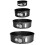 Cake Pan Set Professional Baking Mold Cake Pan Set Non-Stick with Removable Bottom 4 Pieces (4inch/ 1