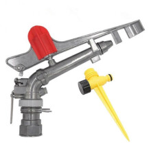 Zinc Alloy Nozzle Irrigation Sprinkler Water 360 Degrees Adjustable Rain Sprays Field Sprinklers,1.