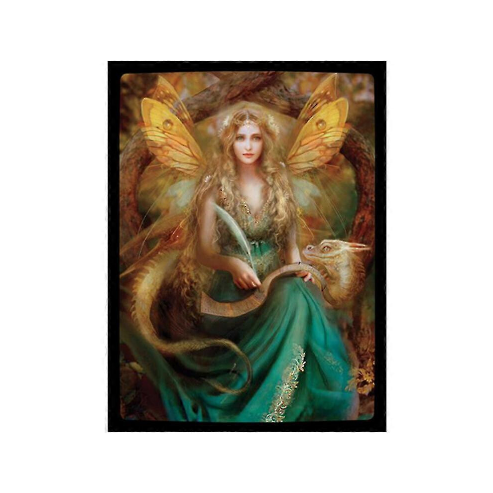 (As show, One size) 30x40 Cm 5d Diy Diamond Painting Full,Diamond Painting Elf Queen Diy Diamond Rhinestone Canvas Stitch