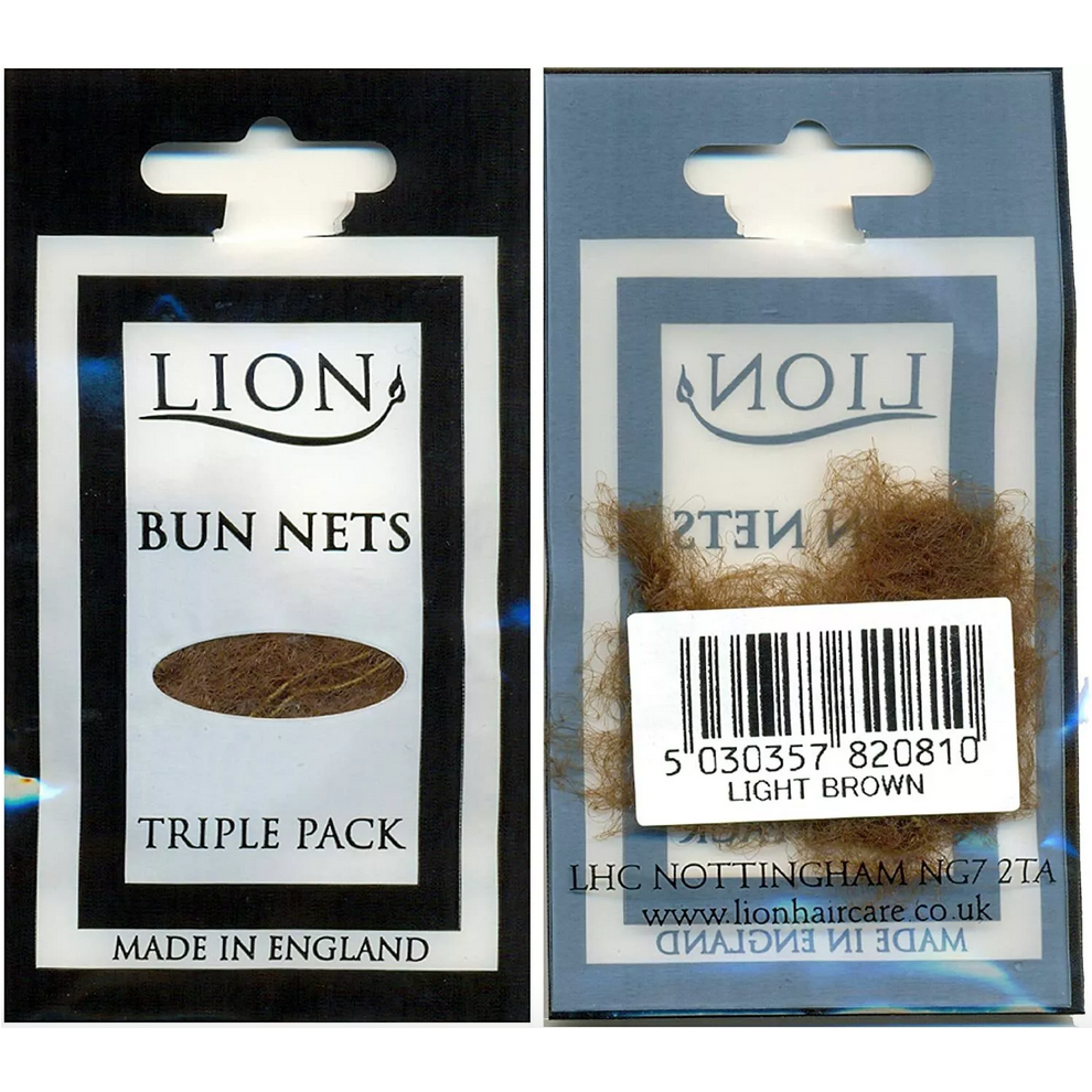 Kilts Wi Hae (10 Pack - 30 Nets) Bun Hair Nets Dance Ballet Equestrian Sleek Cover - Pack 3, 15, 30 - Light Brown