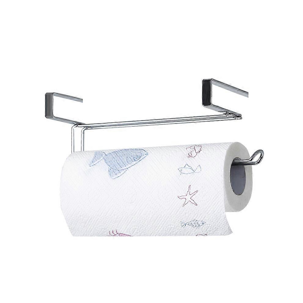 (As show, One size) 26*9*8.5cm Paper Towel Holder Kitchen Paper Towel Holder Stainless Steel Paper Towel Dispenser Under Cabinet Paper Towel Holder No Drilling for Kitche