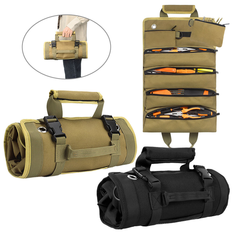 Tool Roll Organizer Tool Roll Up Oxford Bag Tool Large Wrench Super Big Pouch 42574170