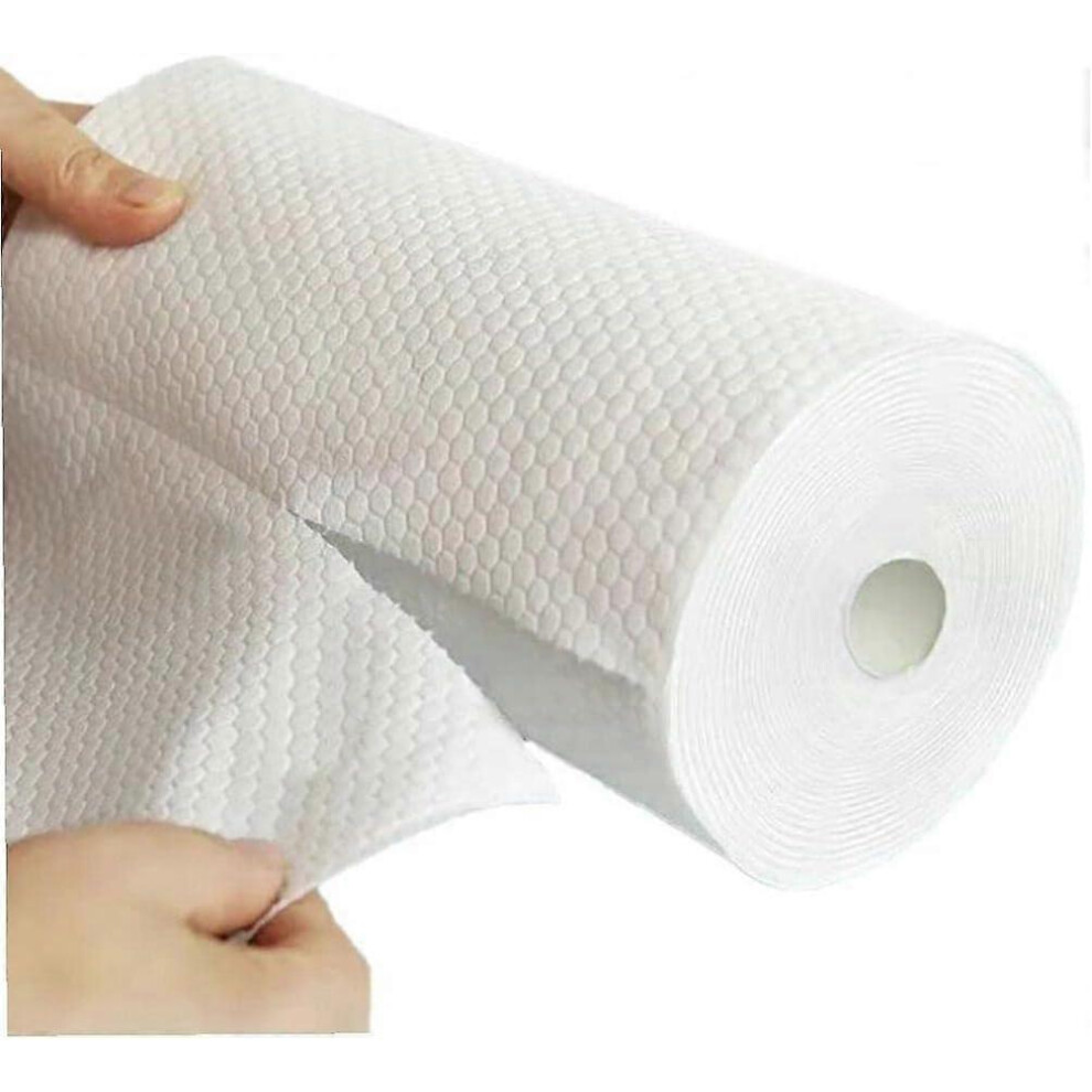 (As show, One size) 200 Sheets Disposable Cleaning Towels, Non-woven Fabric Disposable Dish Cloths Roll Hand Roll The Reusable Wipes for Cloth Kitchen