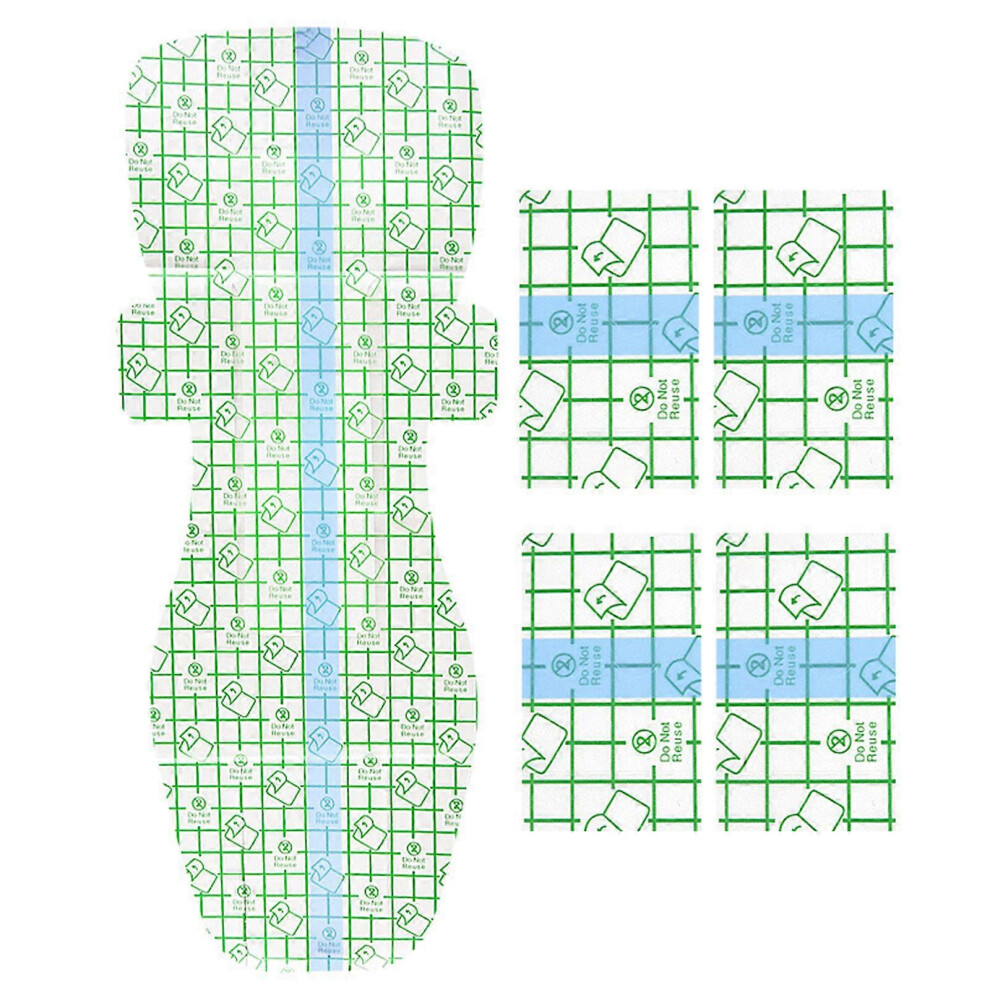 (Transparent silicone, One size) Water Resistant Swim Sanitary Pad with Wing Swimming Sanitary Patches for Women Swimming Private Area Protectors Stic