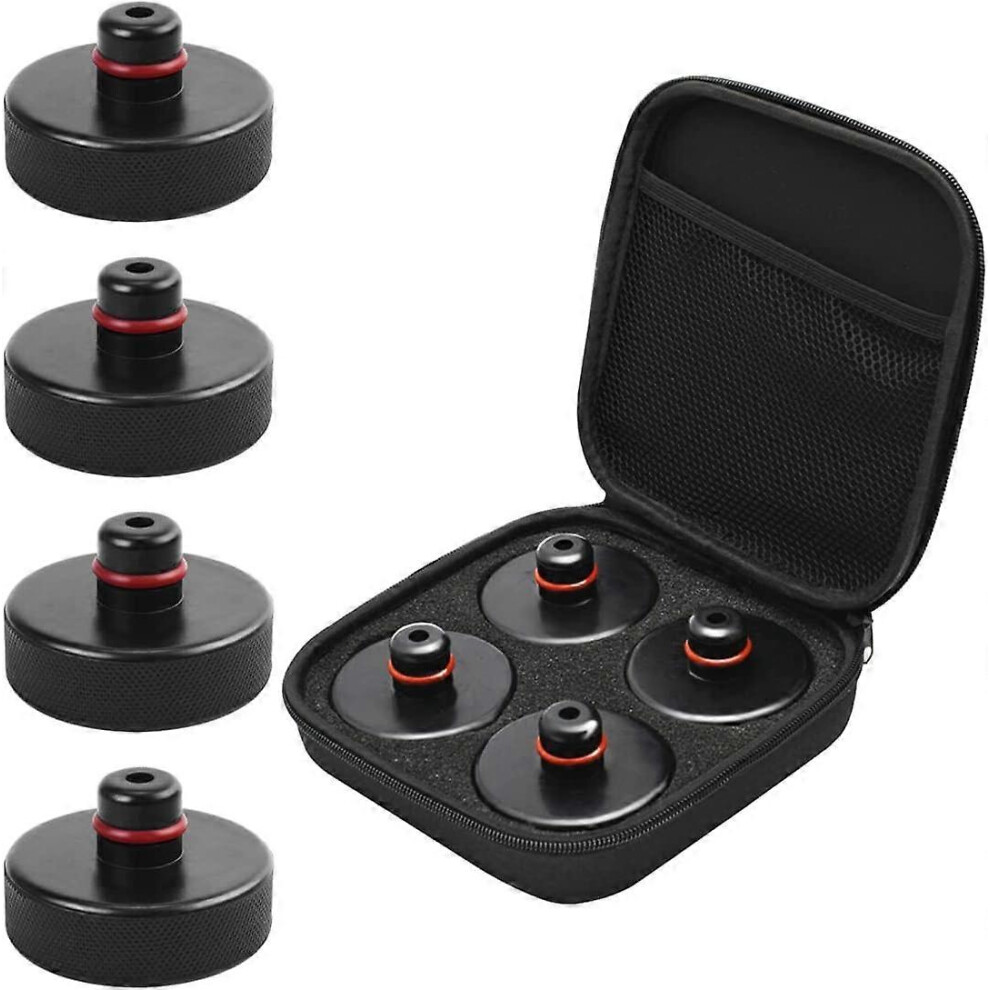 (As show, One size) Rubber Jack Pad for Tesla Model 3/Y/S/X, 4 Tesla Vehicle Accessories, Adapter Jack Pads Lift Pad Tool Protect Battery and Chassis-image-OPC-PHQ7DTT-NEW