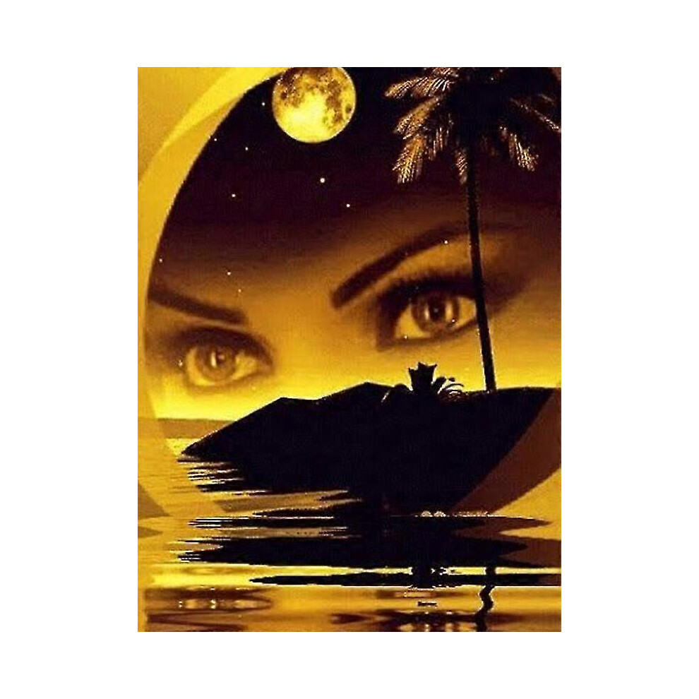 (As show, One size) 30x40cm 5d Diy Diamond Painting Kit,Diamond Painting Sky Landscape,Paint By Numbers,Complete Painter Kit