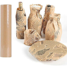(As show, One size) 39cm20m Honeycomb Packing Paper Eco Friendly Protective Kraft Paper Packaging For Moving Shipping Suppliers Instead Of Bubble Wrap