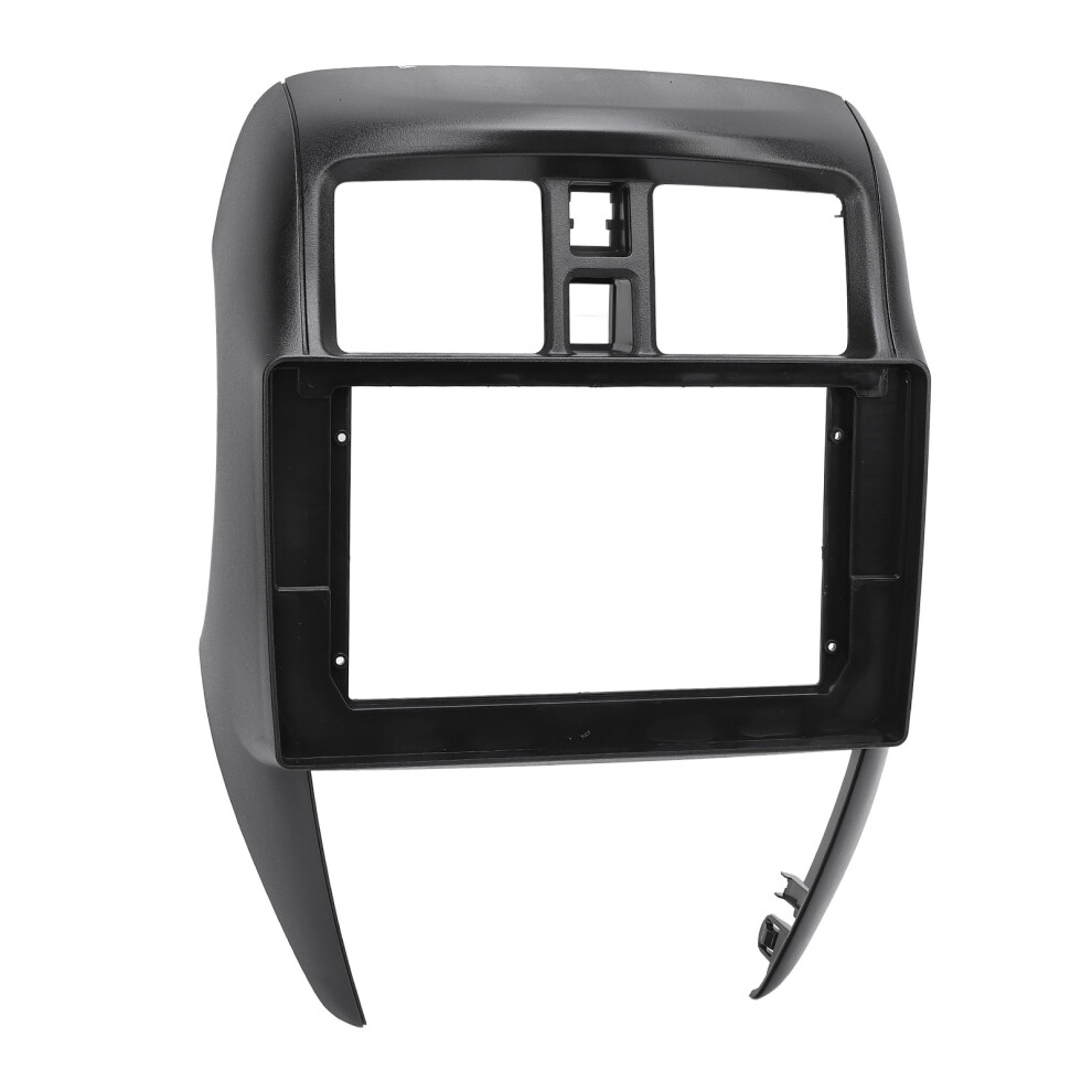 Navigation Panel Frame 10.1In 2Din Radio Stereo Dash Installation Mount Trim For Versa 2015 To 2019 No Power Cord Black 9491313250021