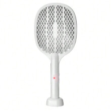(2 IN 1) Handheld Electric Fly Swatter 3000V Bug Zapper Racket 2 in 1 Fly Swatter with USB Rechargeable Mosquito Killer Lamp Pest Control