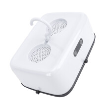 Portable Clothes Dryer Foldable Multifunctional Small Electric Drying Machine for Travel US Plug 100‑240V White