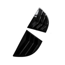 1Pair Car Rear Window Shutter Cover Trim for Sedan 8Th 2005-2011 Side Louver Trim Panel Vent Sticke