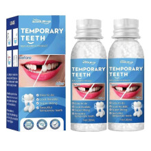 (2pcs) Resin Tooth Repair Glue Shapeable Teeth Gaps Filling Solid Glue Temporary Teeth Repair Falseteeth Glue Safety Dental Supplies