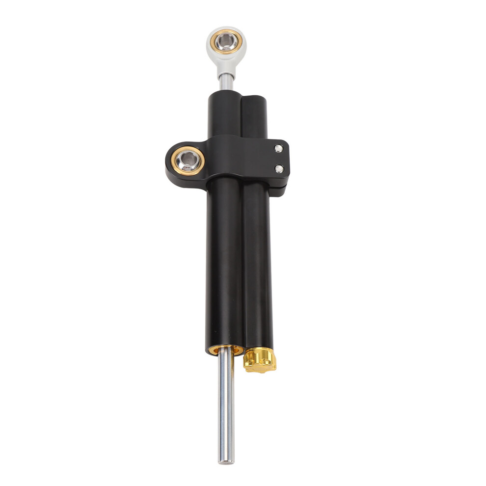 Motorcycle Steering Damper Stabilizer Adjustable Enhances Stability Increases Safety Universal Fit For Motorbikes Black 8181313265569