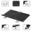 (58x125cm, Black) Blackout Blind Shade with Suction Cups Retractable Windshield Sun Shade 2