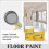 (Coffee)Waterproof Water-Based Epoxys Floor Paint Versatile Rapid Drying Floor Paint for Workshop 5
