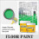 (Rice Yellow)Waterproof Water-Based Epoxys Floor Paint Versatile Rapid Drying Floor Paint for Workshop 4