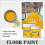 (Tartrazine)Waterproof Water-Based Epoxys Floor Paint Versatile Rapid Drying Floor Paint for Workshop 4