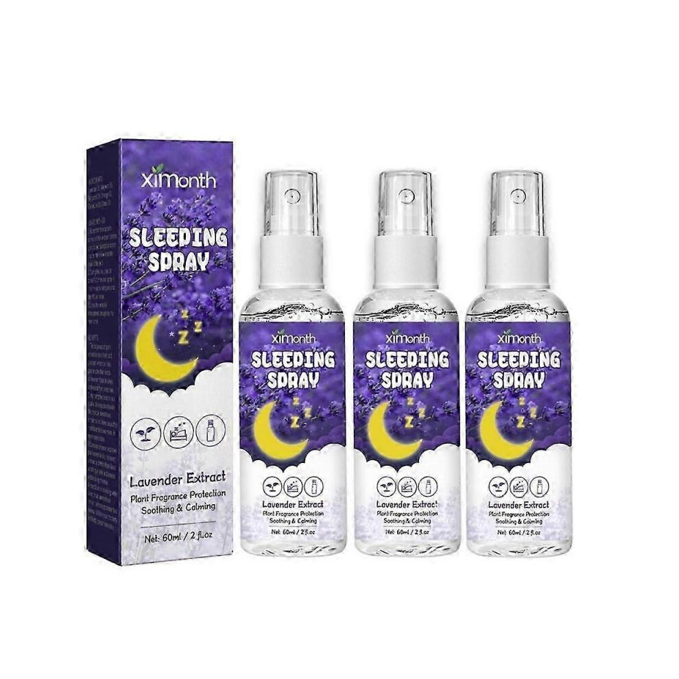 3x 60ml Lavender Sleep Spray Lavender Vanilla Pillow Mist Sleep Pillow Spray Deep Sleep Spray late anxiety improve insomnia  Spray