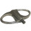(Silver)Permanent Match Lighter Keychain Outdoor Emergency Fire Starters Waterproof Cigarettes Flints Keyrings 1